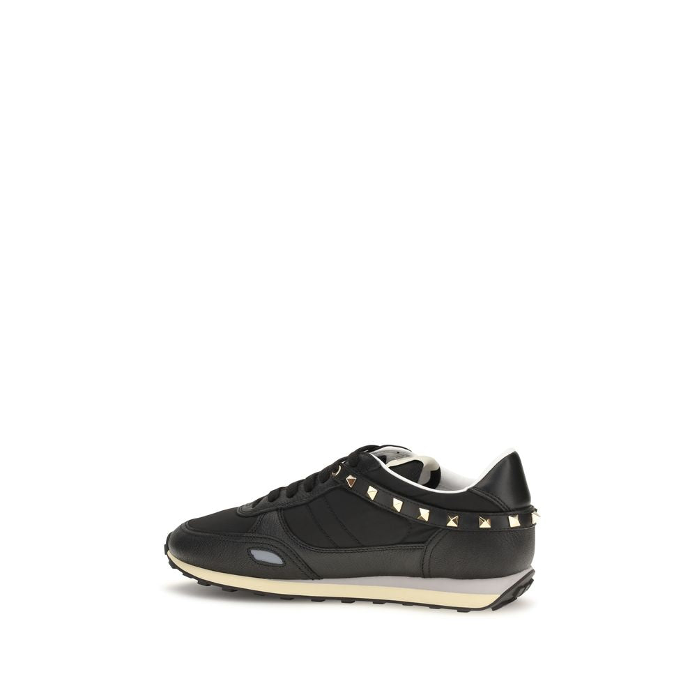 Black Calf Leather Bos Taurus Athletic Sneakers