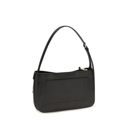 Black Calf Leather Bos Taurus Shoulder Bag