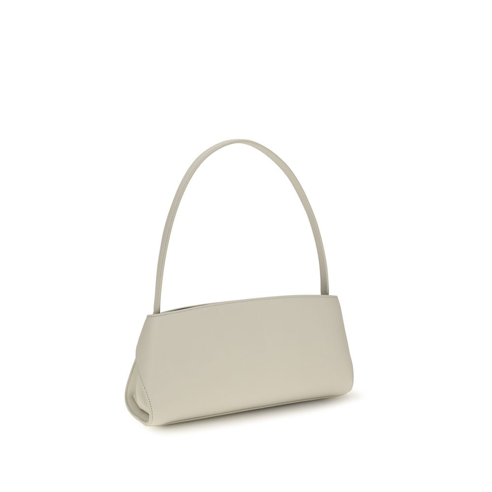 Beige Calf Leather Bos Taurus Shoulder Bag