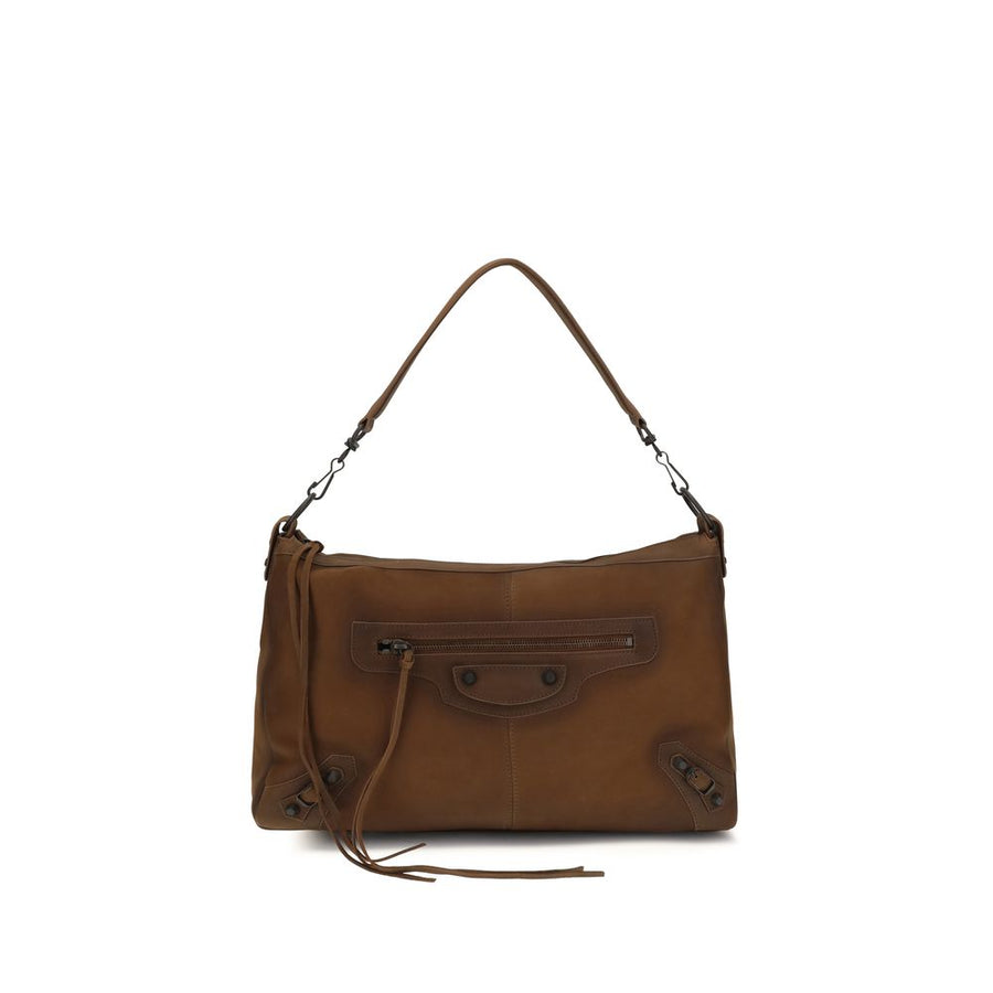 Brown Lamb Ovis Aries Shoulder Bag