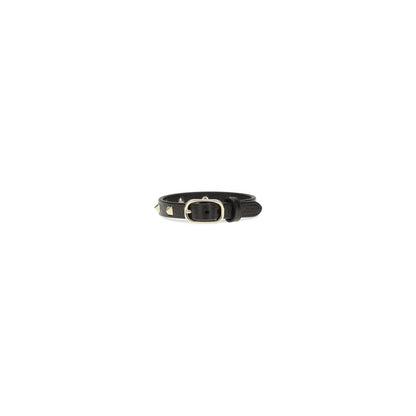 Black Calf Leather Bos Taurus Bracelet