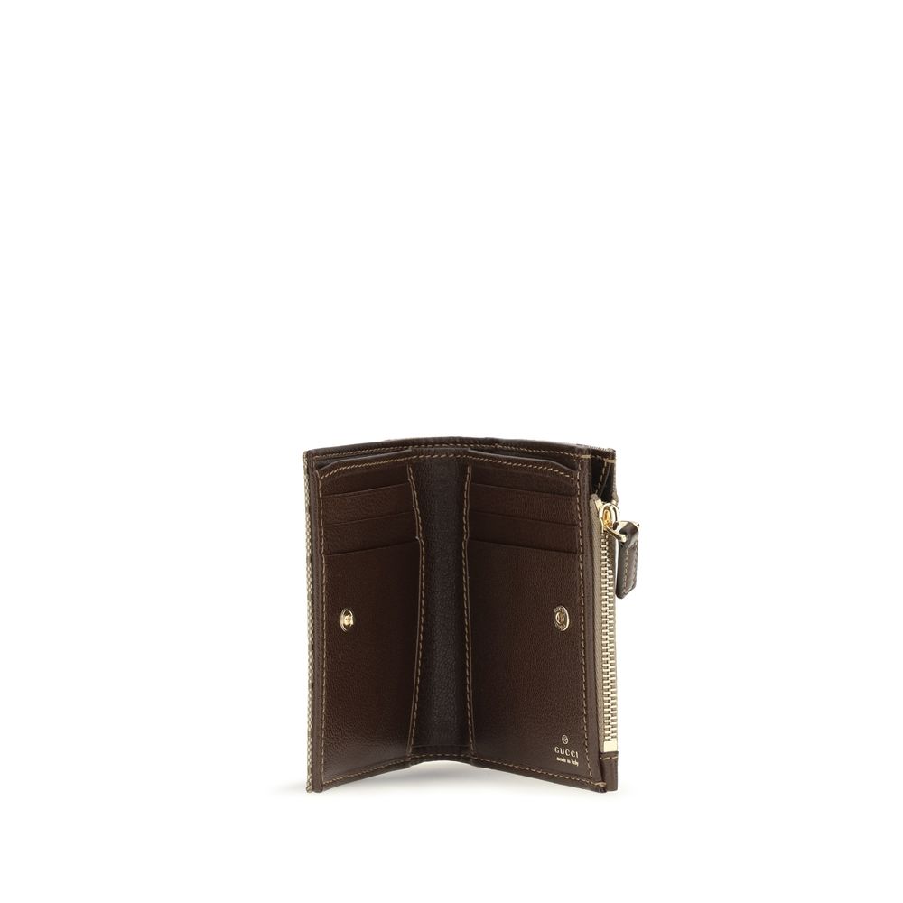 Brown Cotton Wallet