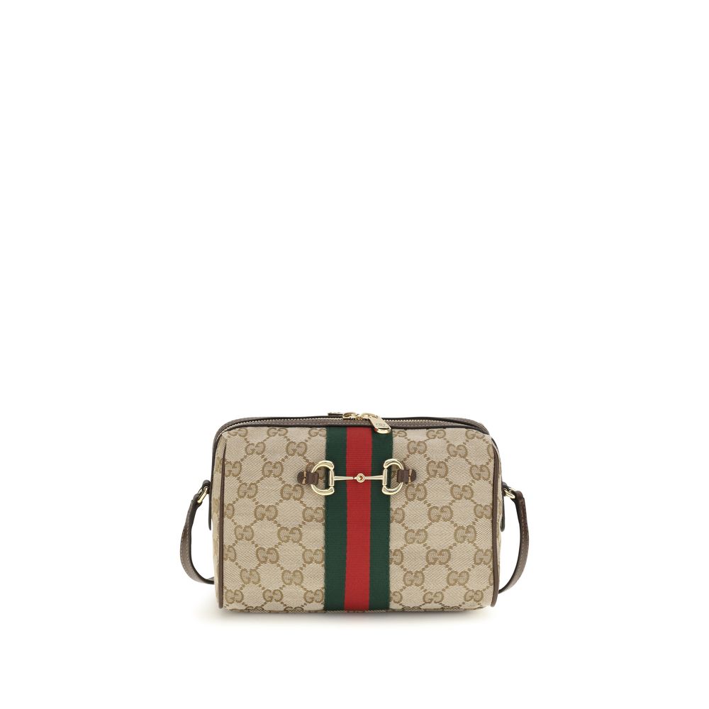 Beige Fabric Shoulder Bag