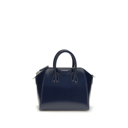 Blue Calf Leather Bos Taurus Handbag