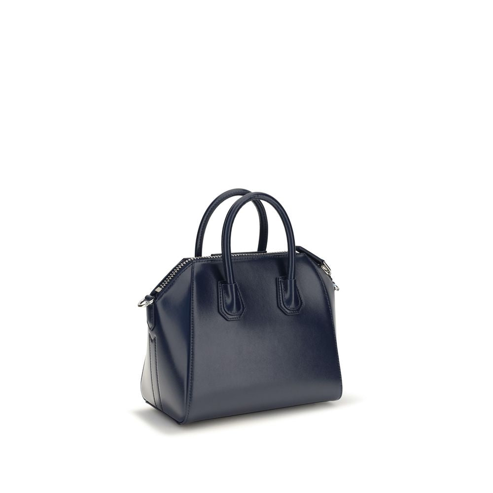 Blue Calf Leather Bos Taurus Handbag