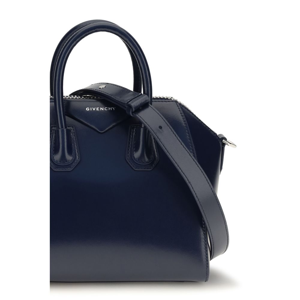 Blue Calf Leather Bos Taurus Handbag