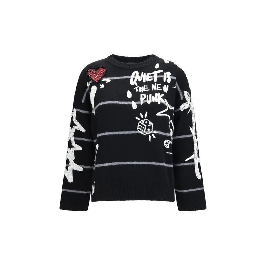 Black Wool Oves Aries Sweatshirt