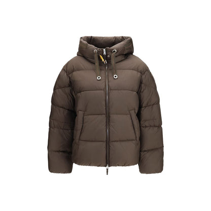 Brown Goose Down Full-Length Jacket