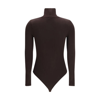 Brown Cotton Bodysuit