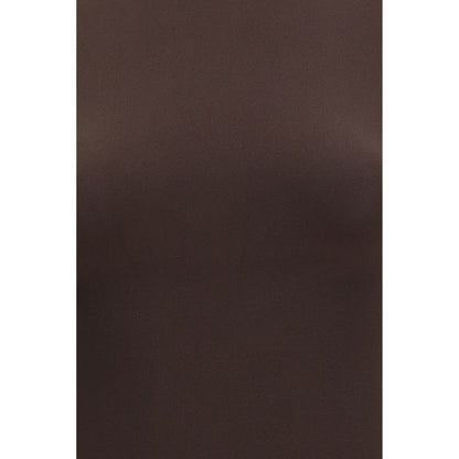 Brown Polyamide Bodysuit