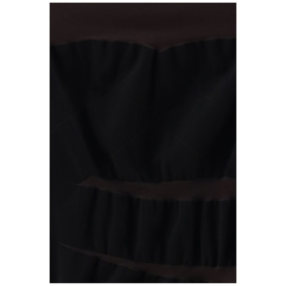 Brown Polyamide Bodysuit