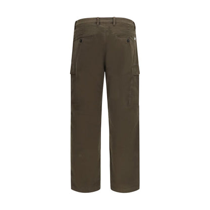 Bicolor Cotton Cargo Pants
