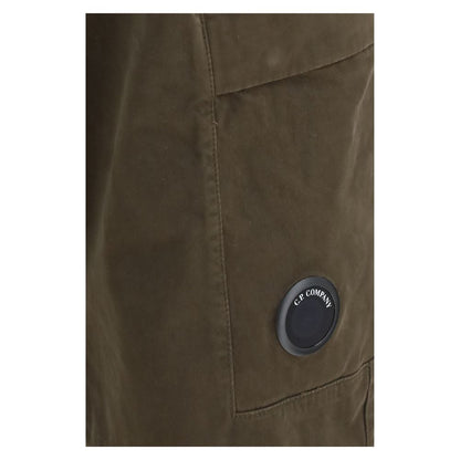 Bicolor Cotton Cargo Pants
