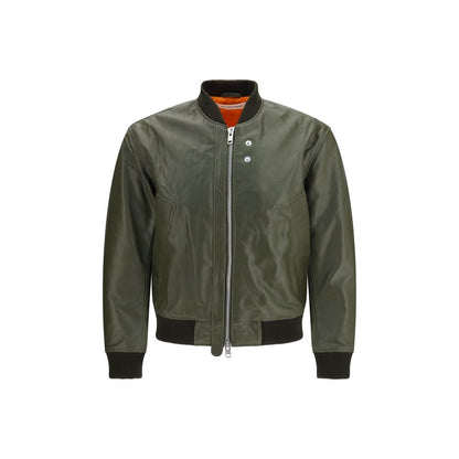 Bicolor Calf Leather Bos Taurus Leather Jacket