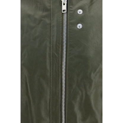 Bicolor Calf Leather Bos Taurus Leather Jacket