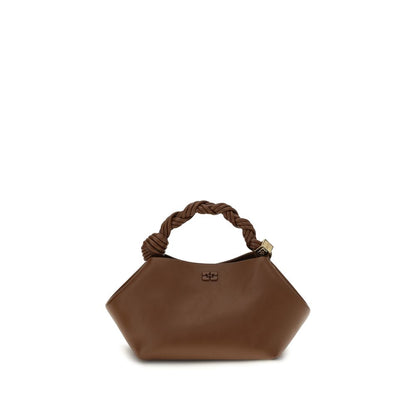 Brown Recycled Leather Shoulder Bag