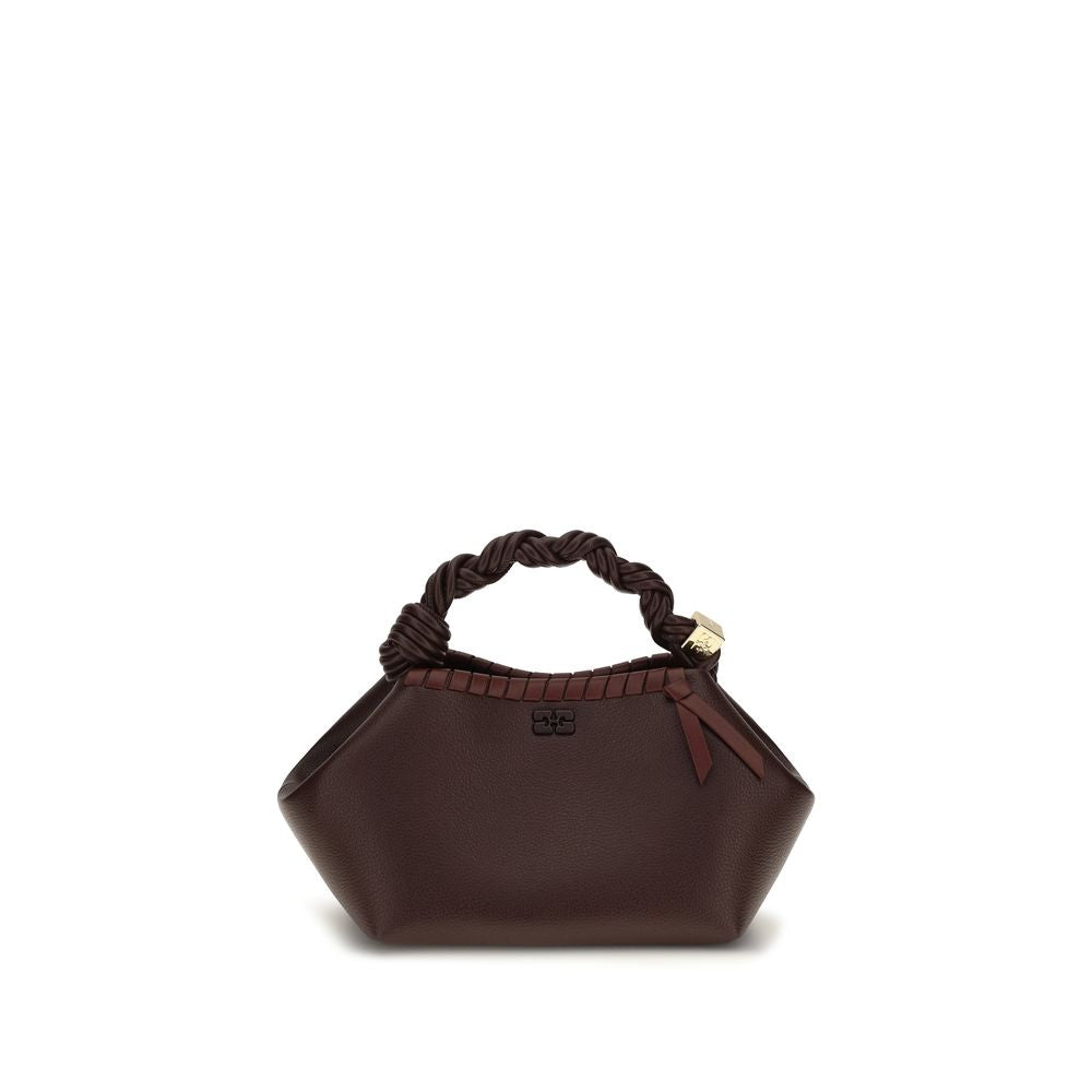 Brown Recycled Leather Shoulder Bag