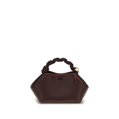 Brown Recycled Leather Shoulder Bag