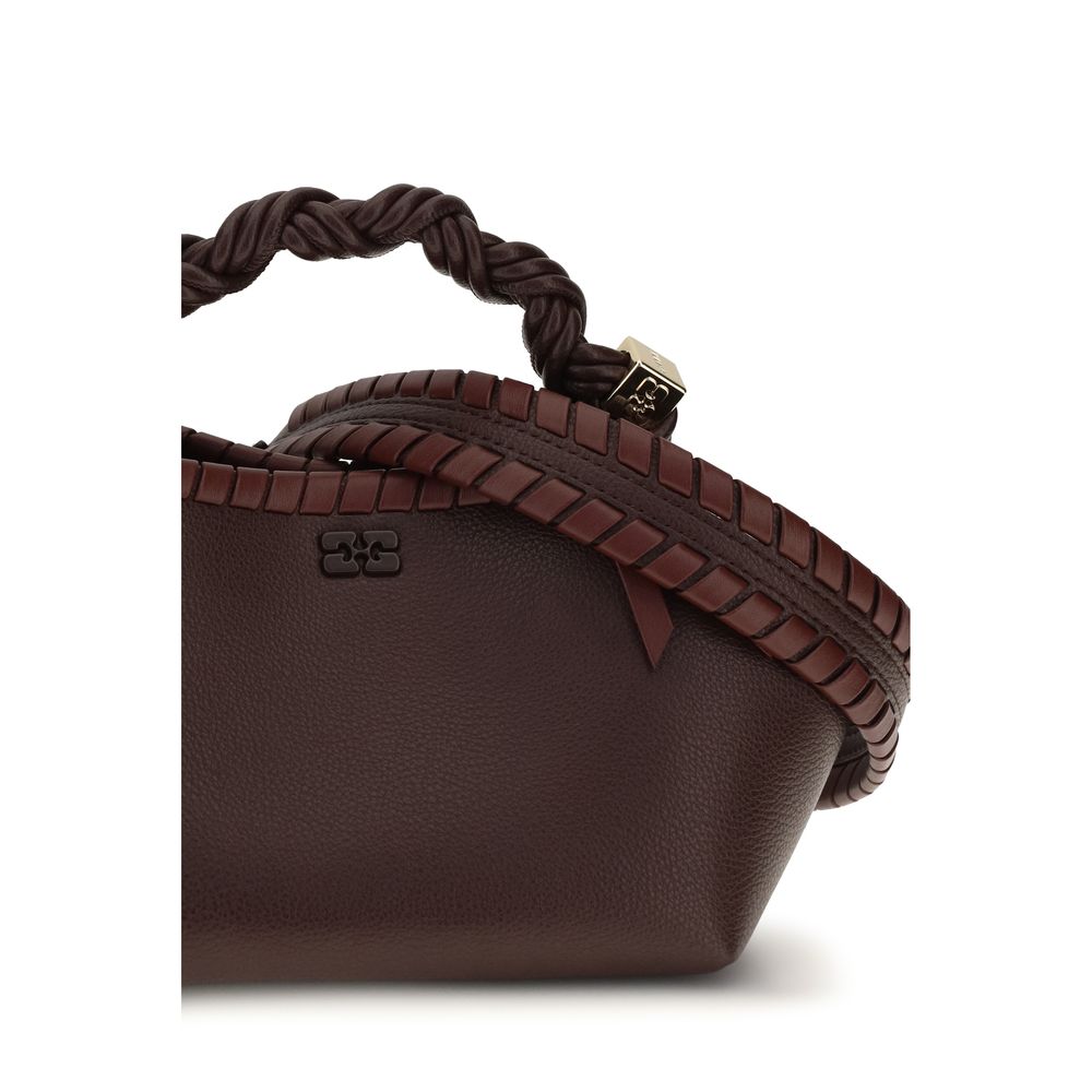 Brown Recycled Leather Shoulder Bag