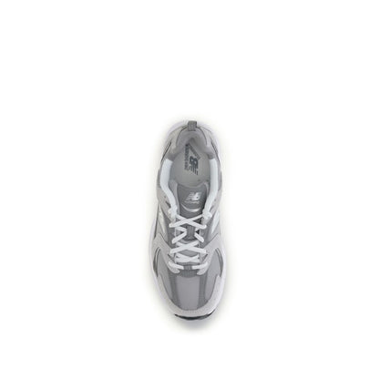 Gray Polyamide Athletic Sneakers
