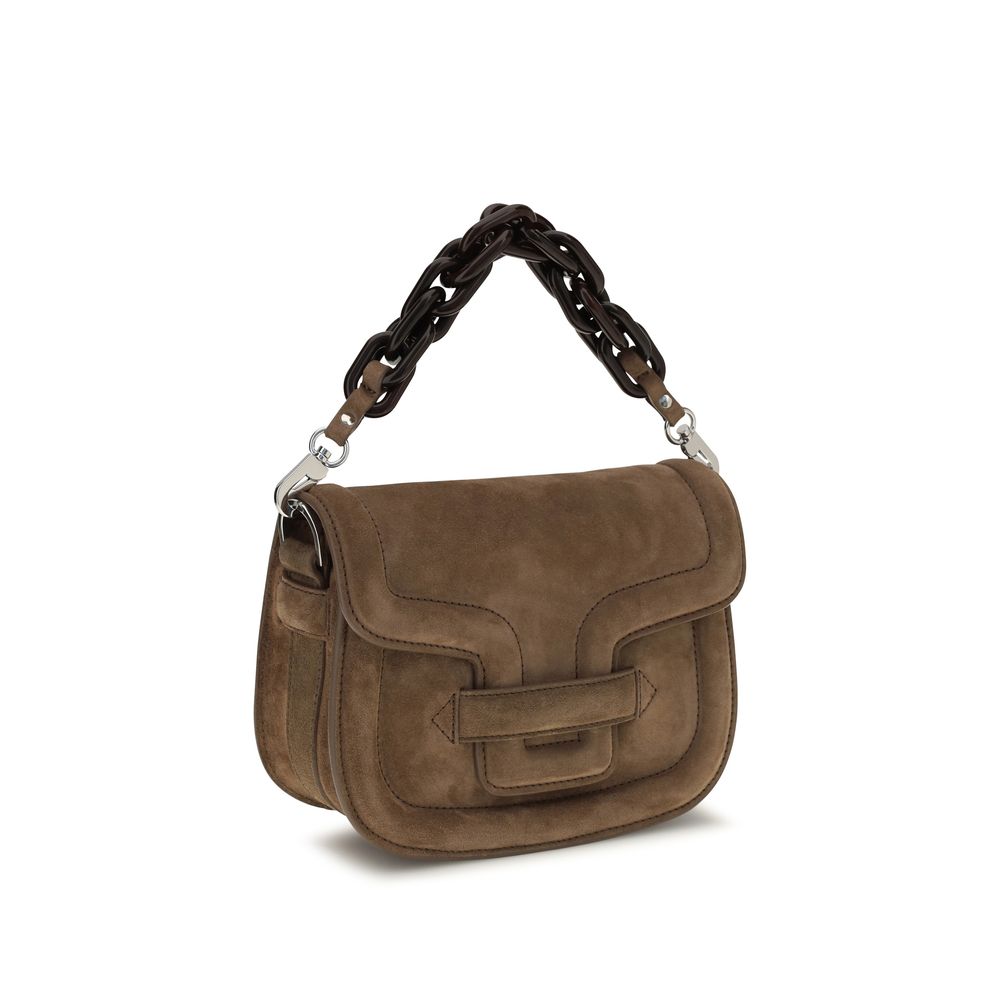 Brown Goatskin Shoulder Bag