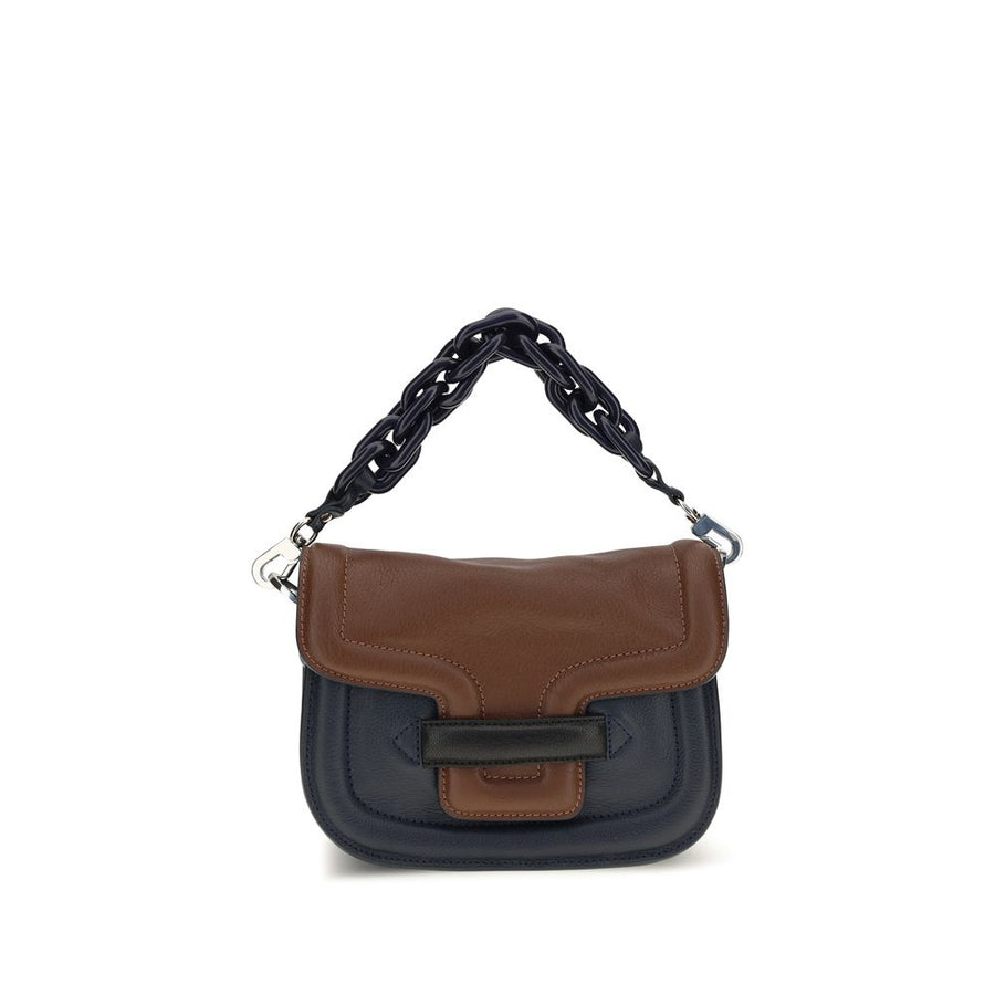 Multicolor Goatskin Shoulder Bag