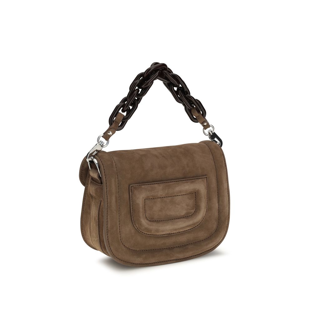 Brown Goatskin Shoulder Bag