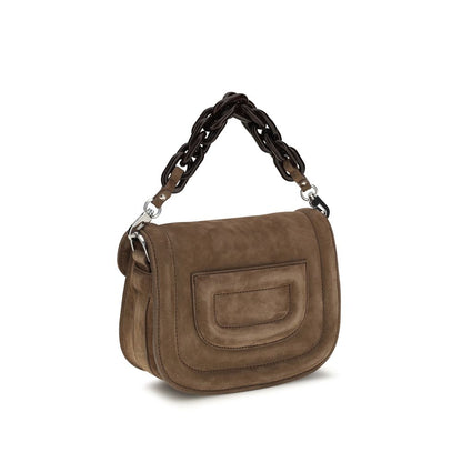 Brown Goatskin Shoulder Bag