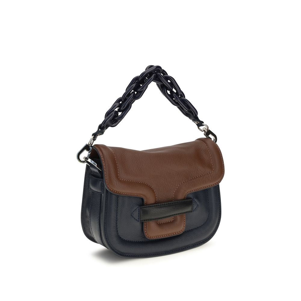 Multicolor Goatskin Shoulder Bag