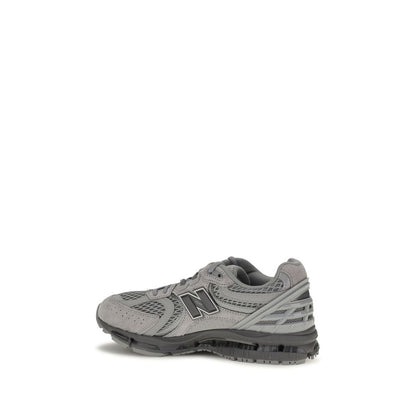 Gray Fabric Athletic Sneakers