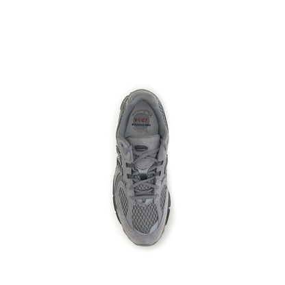 Gray Fabric Athletic Sneakers