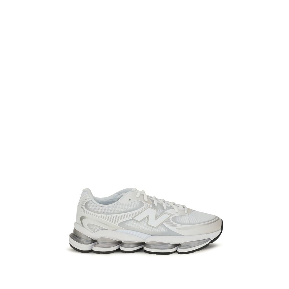 White Polyamide Athletic Sneakers