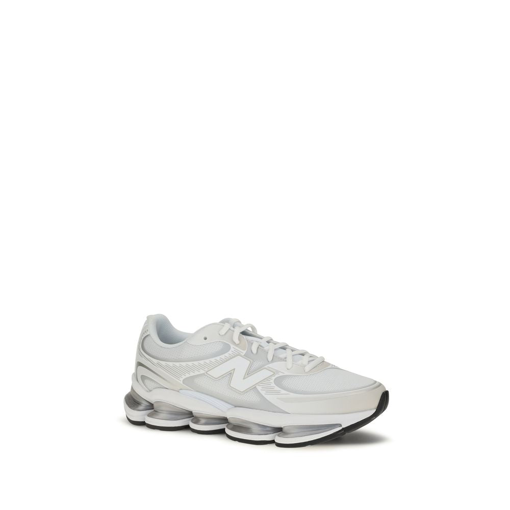 White Polyamide Athletic Sneakers