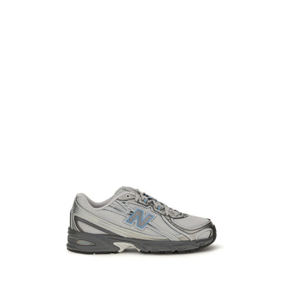 Gray Fabric Athletic Sneakers
