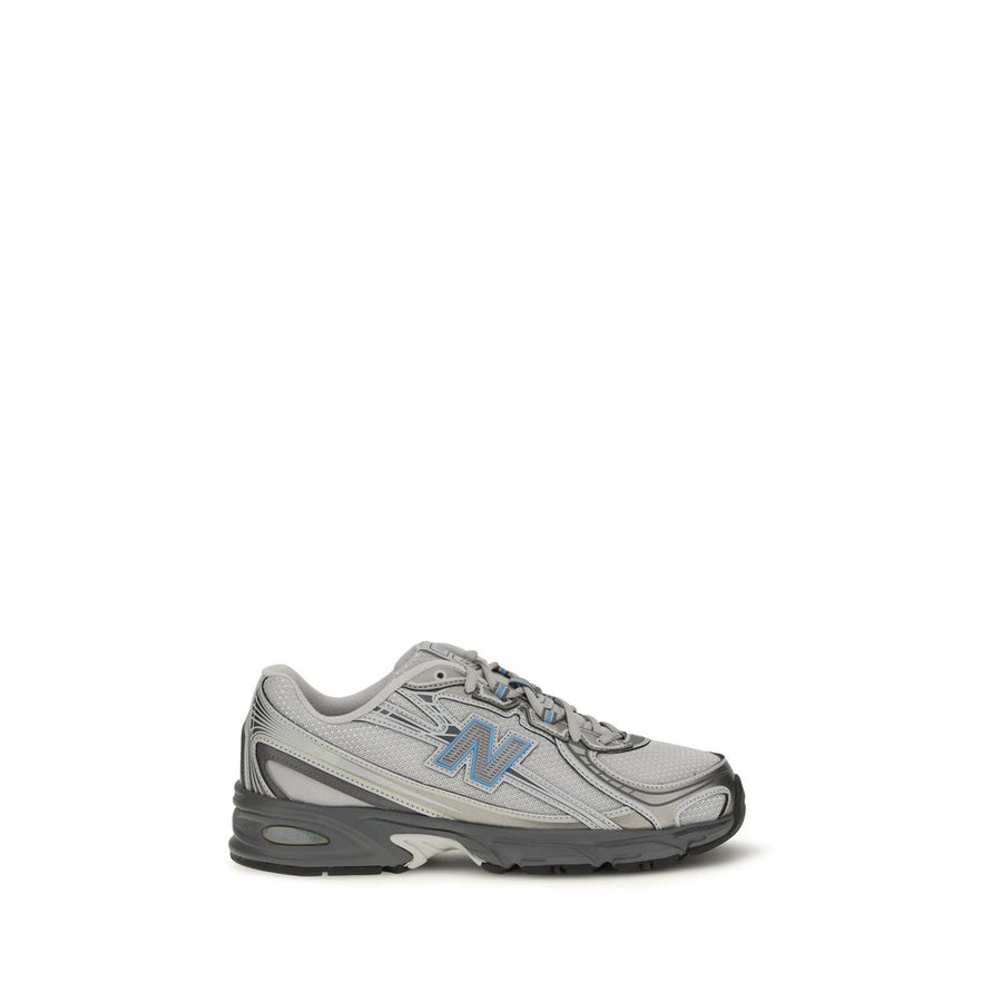 Gray Fabric Athletic Sneakers