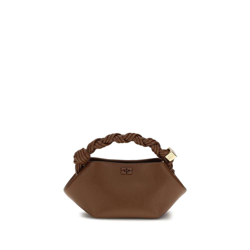 Brown Recycled Leather Shoulder Bag