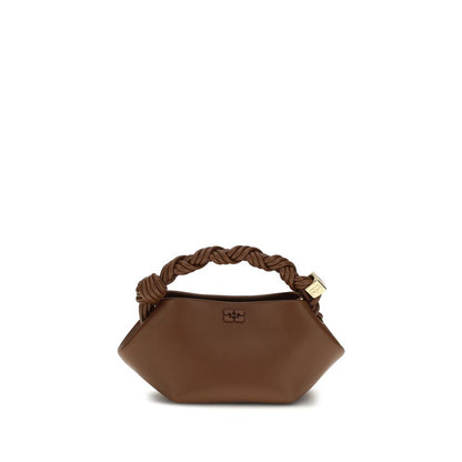 Brown Recycled Leather Shoulder Bag