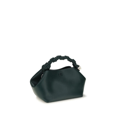 Bicolor Recycled Leather Shoulder Bag