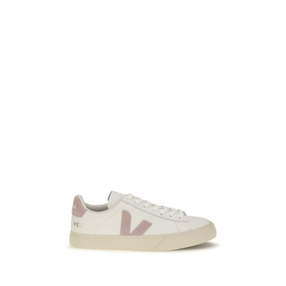 White Calf Leather Bos Taurus Low Top Sneakers