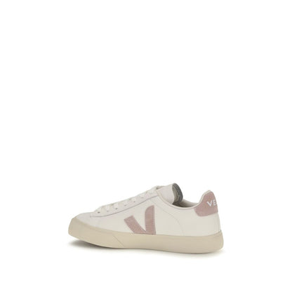 White Calf Leather Bos Taurus Low Top Sneakers