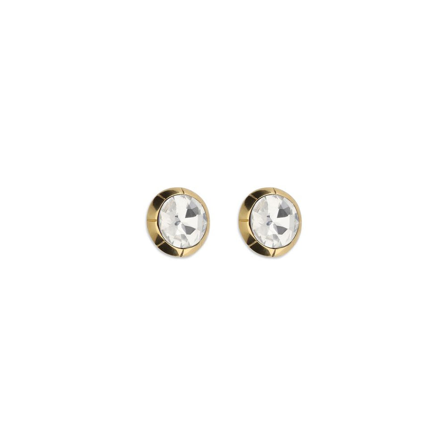 Gold Glass Earrings