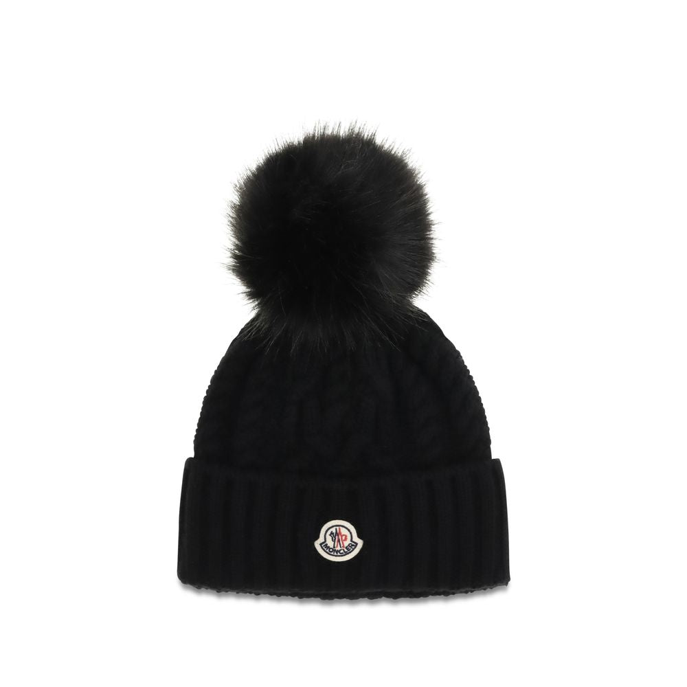 Black Wool Oves Aries Beanie