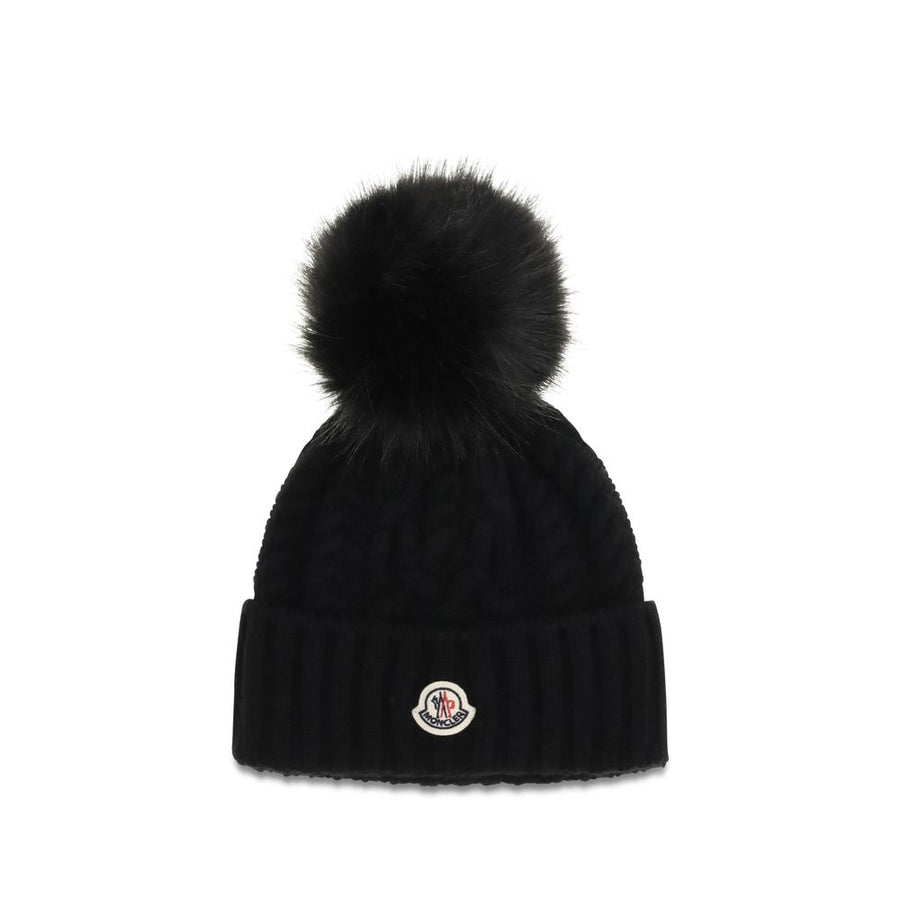 Black Wool Oves Aries Beanie