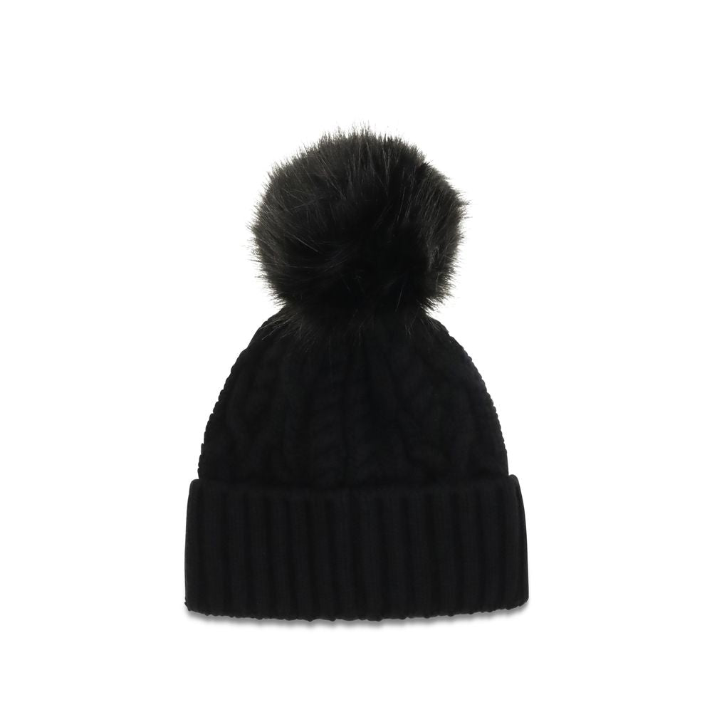 Black Wool Oves Aries Beanie