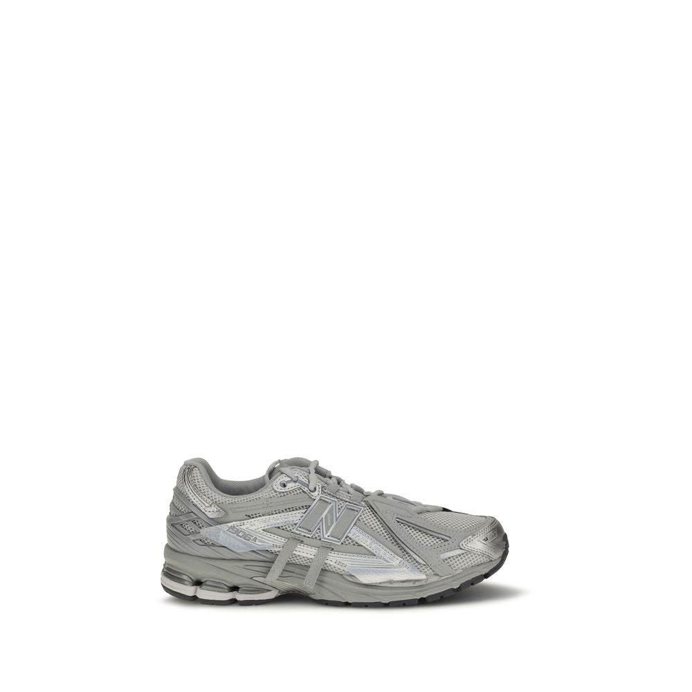 Gray Fabric Athletic Sneakers