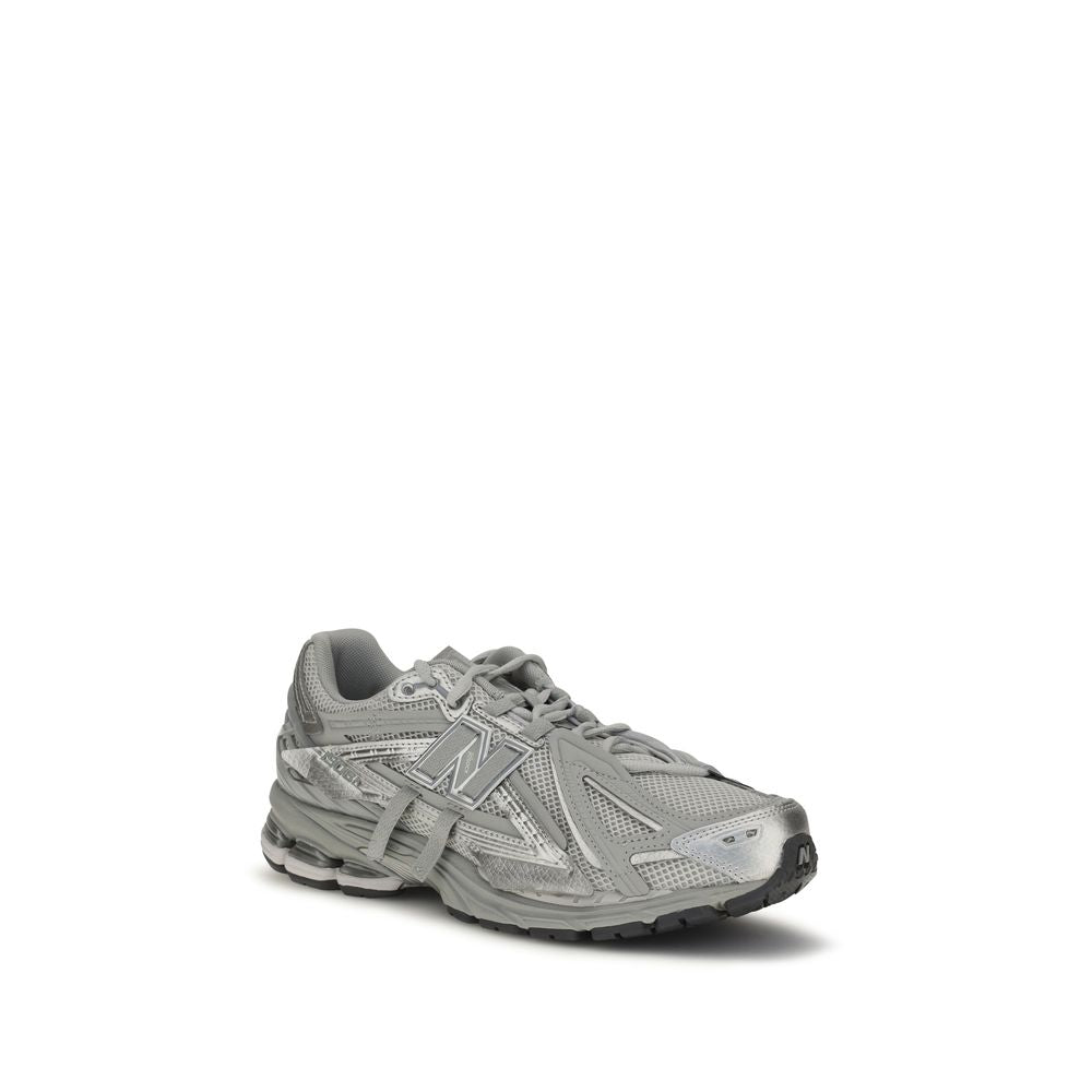 Gray Fabric Athletic Sneakers