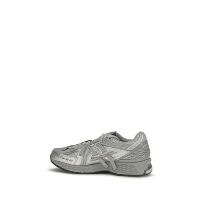 Gray Fabric Athletic Sneakers