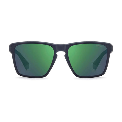 Blue Polycarbonate Sunglasses