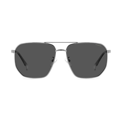 Gray Metal Sunglasses