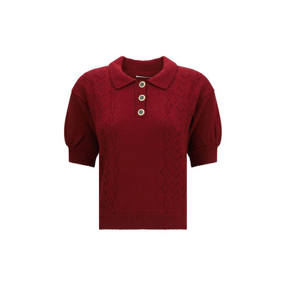 Bordeaux Wool Oves Aries Shortsleeve Shirt